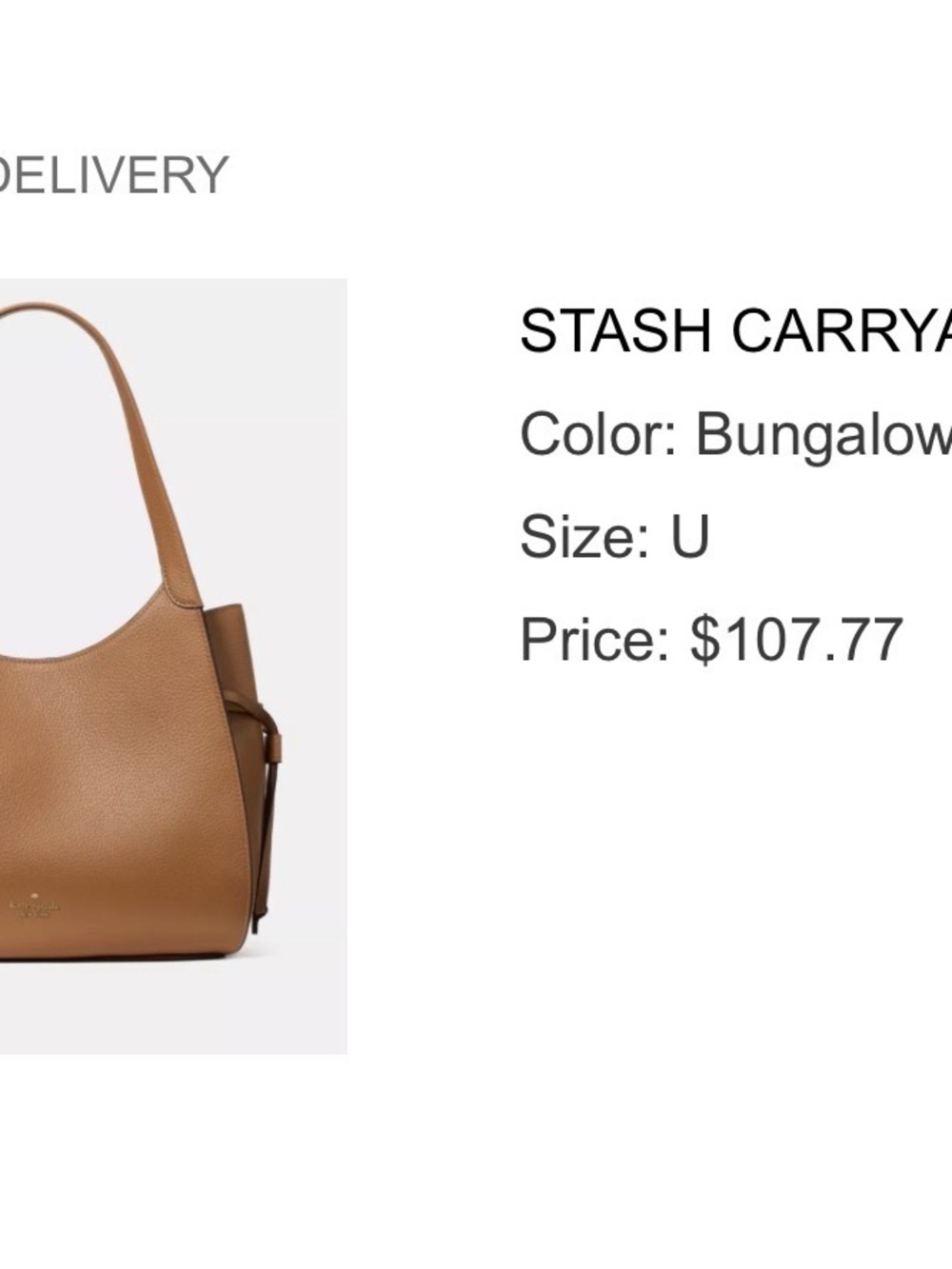 KS Stash Carryall NWT